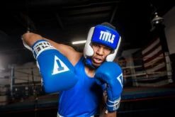 TITLE Boxing Aerovent Elite USA Boxing Competition Headgear – With Cheeks -TITLE Boxing Shop ACHEXBLWH