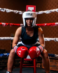 TITLE Boxing USA Boxing Competition Headgear - Open Face 32 TITLE Boxing USA Boxing Competition Headgear - Open Face -TITLE Boxing Shop ACHX1WH 3