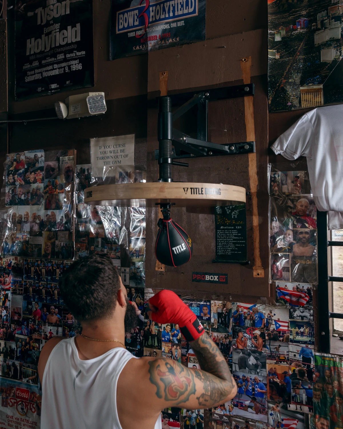 TITLE Boxing Adjustable Speed Bag Platform 8 TITLE Boxing Adjustable Speed Bag Platform - Image 8