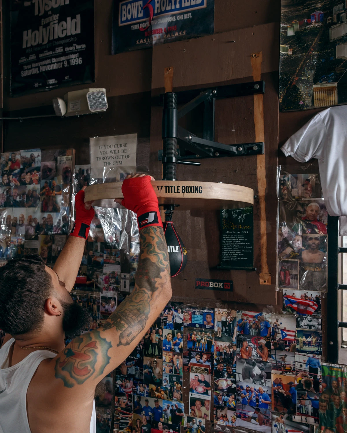 TITLE Boxing Adjustable Speed Bag Platform 9 TITLE Boxing Adjustable Speed Bag Platform - Image 9