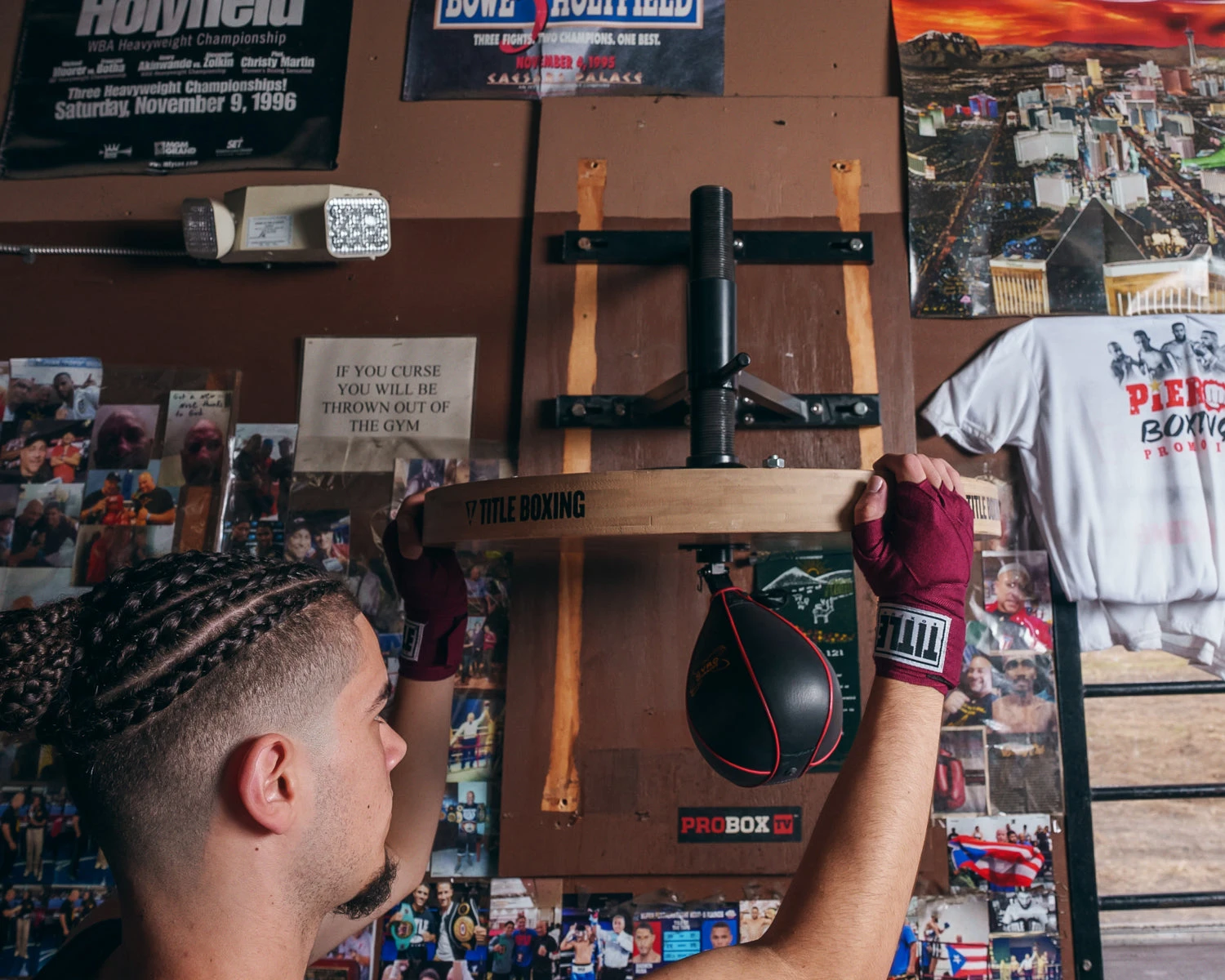 TITLE Boxing Adjustable Speed Bag Platform 10 TITLE Boxing Adjustable Speed Bag Platform - Image 10