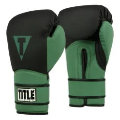TITLE Boxing Conquest Training Boxing Gloves -TITLE Boxing Shop BCQTG BK GN 2