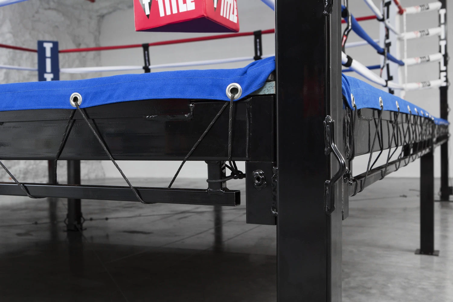 TITLE Boxing Dual Level Drop-N-Lock Competition Ring 5 TITLE Boxing Dual Level Drop-N-Lock Competition Ring - Image 5