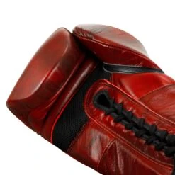 TITLE Boxing Blood Red Leather Sparring Gloves -TITLE Boxing Shop BRSG 5