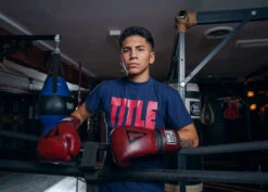 TITLE Boxing Blood Red Leather Training Gloves -TITLE Boxing Shop BRTGRD 2