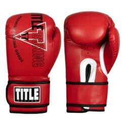 TITLE Boxing Peak Bag Boxing Gloves -TITLE Boxing Shop BSABG RD BK WH 1 TITLE Boxing Peak Bag Gloves
