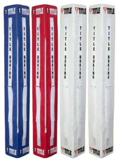 TITLE Boxing Pro Corner Cushions V3.0 – Set Of 4 -TITLE Boxing Shop CCP3S RD WH BL 02