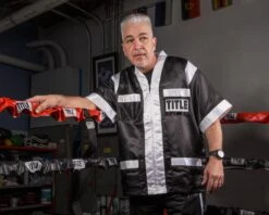 TITLE Boxing Old School Corner Jacket -TITLE Boxing Shop CJSS2 BKWH