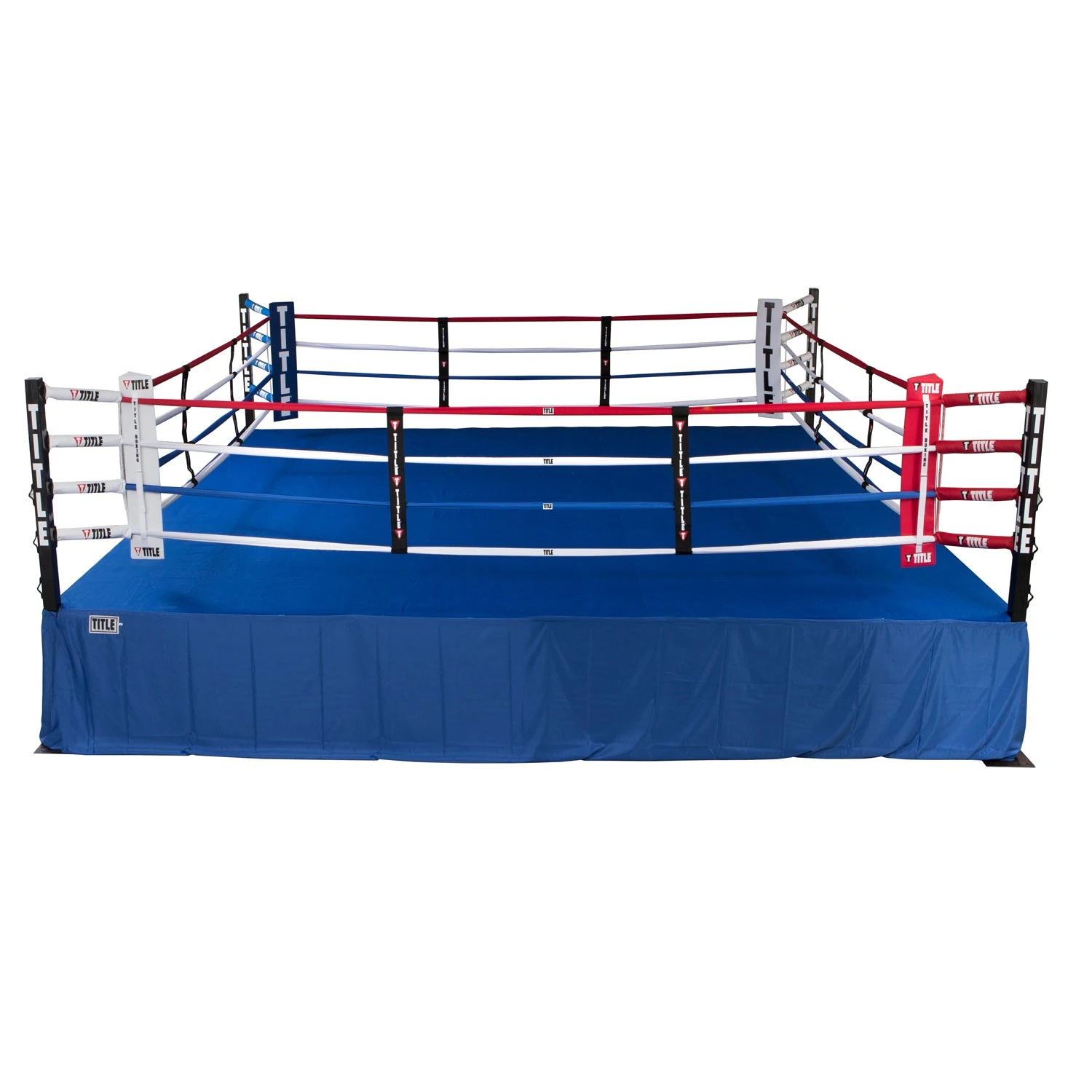 TITLE Boxing Dual Level Drop-N-Lock Competition Ring 1 TITLE Boxing Dual Level Drop-N-Lock Competition Ring