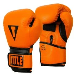 TITLE Boxing Dauntless Training Gloves -TITLE Boxing Shop DNTTG OR BK 2