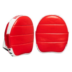 TITLE Boxing Fighting Fresh Leather Punch Mitts -TITLE Boxing Shop FFPM RD WH 3