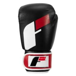 Fighting Big Logo Bag Gloves -TITLE Boxing Shop FSABG2 BK RD WH 3