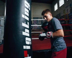 Fighting Big Logo Bag Gloves -TITLE Boxing Shop FSABG2BKRD 1