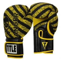 TITLE Boxing Infused Foam Danger Bag Gloves 10 TITLE Boxing Infused Foam Danger Bag Gloves -TITLE Boxing Shop IFSDBG BK YE 2