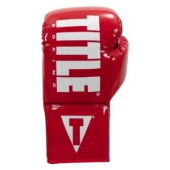 TITLE Boxing Inferno Intensity Lace Training Gloves -TITLE Boxing Shop ITGLI RD WH 003