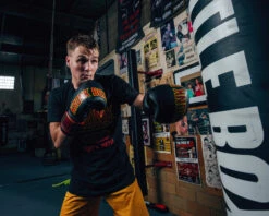 KRONK Boxing Gym Leather Bag Gloves 16 KRONK Boxing Gym Leather Bag Gloves -TITLE Boxing Shop KNKBGBKRDGD 3