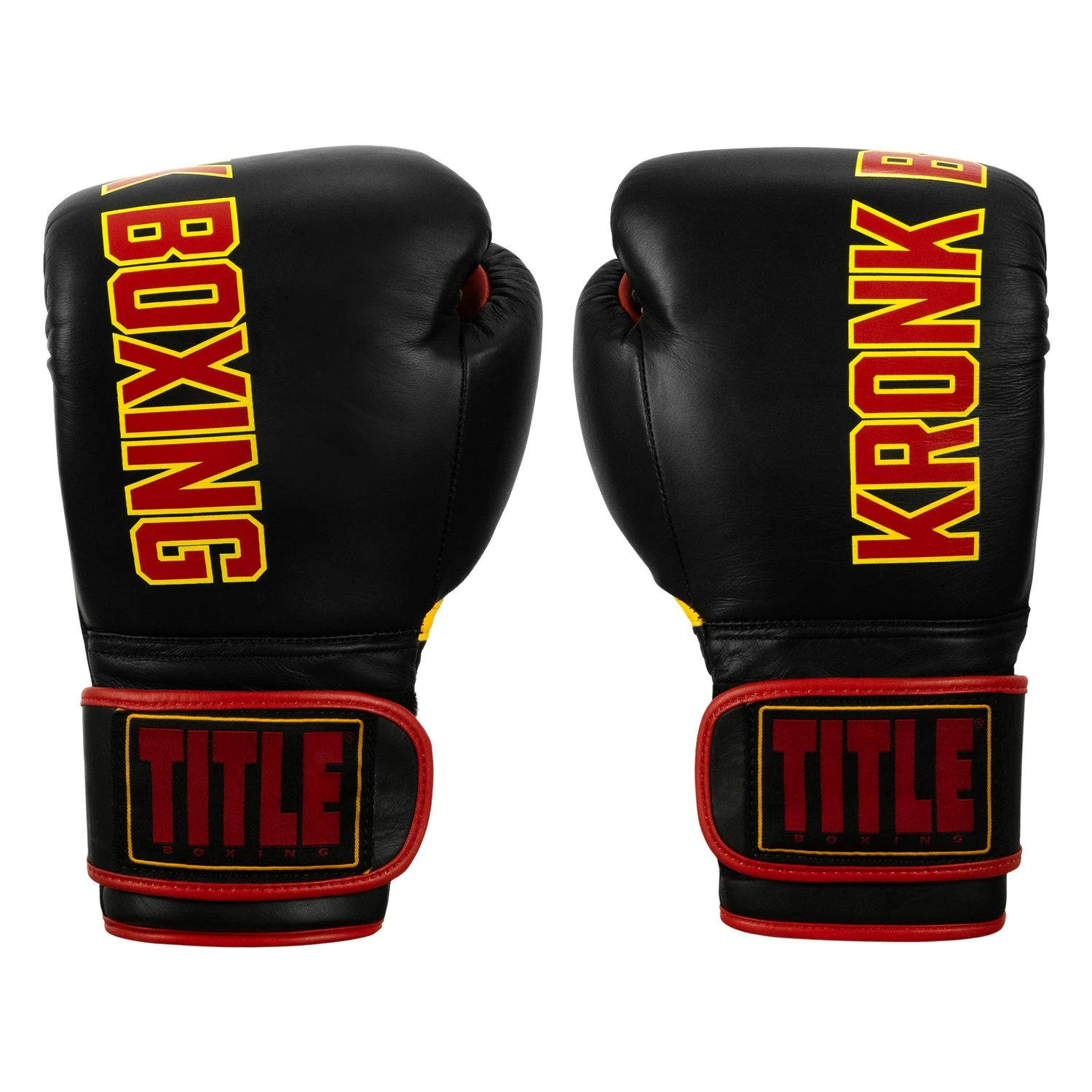KRONK Boxing Gym Leather Bag Gloves 1 KRONK Boxing Gym Leather Bag Gloves