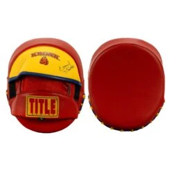 Emanuel Steward's KRONK Boxing Gym Leather Punch Mitts -TITLE Boxing Shop KNKPM 1