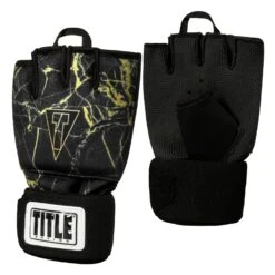 TITLE Boxing Defender Sublimated Glove Wraps -TITLE Boxing Shop KSGW BK GD 2