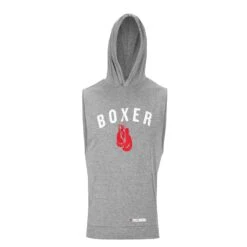TITLE Boxing Boxer Muscle Hoodie Tee -TITLE Boxing Shop KTA22 GR 3