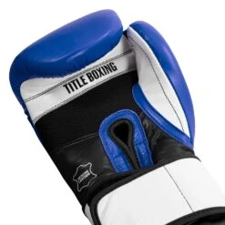 TITLE Boxing Premium Leather Performance Training Gloves 26 TITLE Boxing Premium Leather Performance Training Gloves -TITLE Boxing Shop LPTG BL WH BL 005