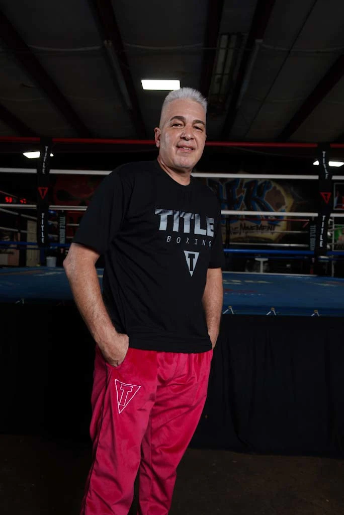 TITLE Boxing Streaked Print Tee 2 TITLE Boxing Streaked Print Tee - Image 2