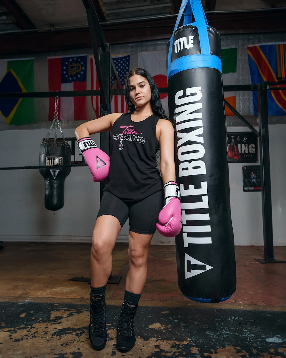 TITLE Boxing Chic Script Women's Tank 7 TITLE Boxing Chic Script Women's Tank - Image 7