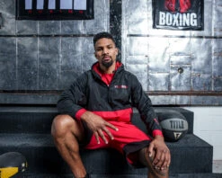 TITLE Boxing Two Tone Wind Jacket -TITLE Boxing Shop LTA2BKRD 1