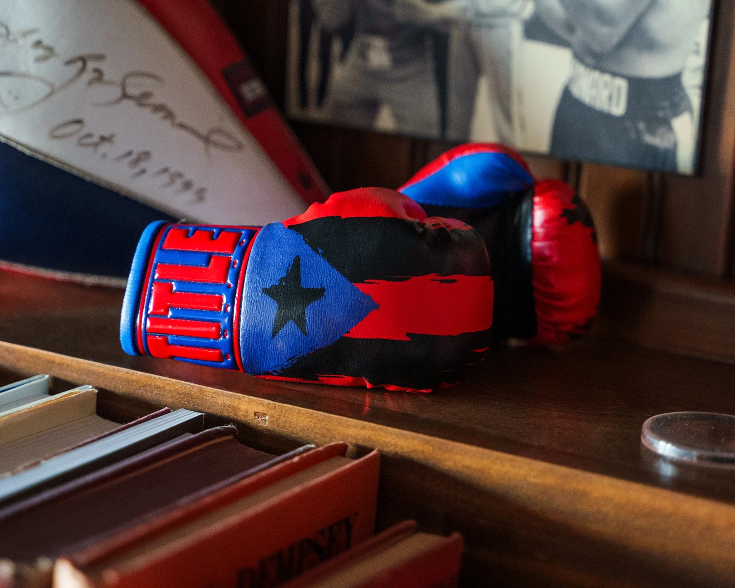 TITLE Boxing Puerto Rico Flag Mini Gloves 3 TITLE Boxing Puerto Rico Flag Mini Gloves - Image 3