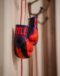 TITLE Boxing Puerto Rico Flag Mini Gloves 7 TITLE Boxing Puerto Rico Flag Mini Gloves -TITLE Boxing Shop MBG2BKRDBL 2