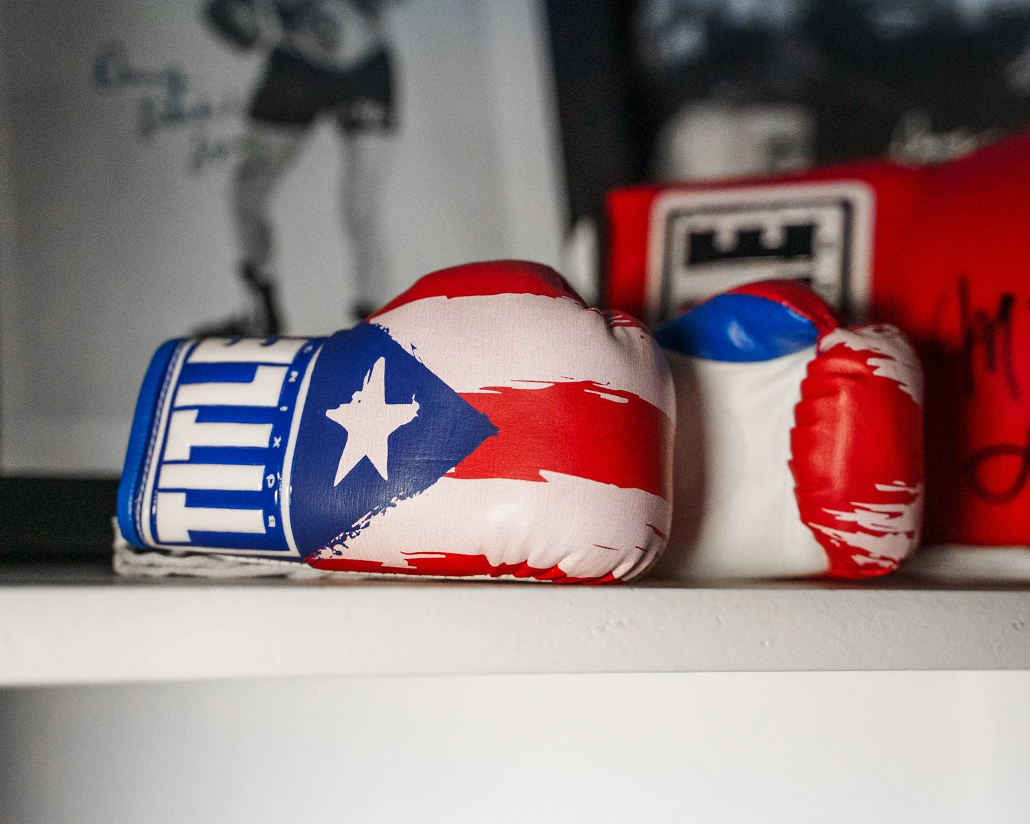 TITLE Boxing Puerto Rico Flag Mini Gloves 5 TITLE Boxing Puerto Rico Flag Mini Gloves - Image 5