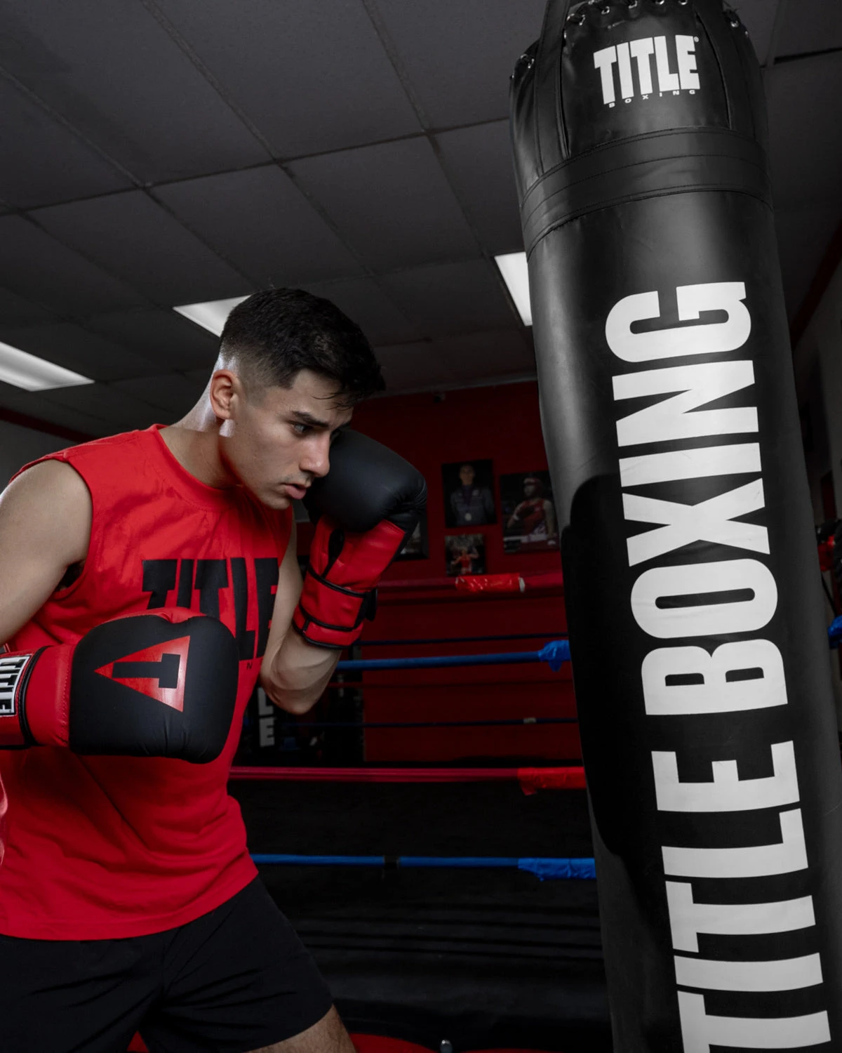 TITLE Boxing Synthetic Heavy Bag 5 TITLE Boxing Synthetic Heavy Bag - Image 5