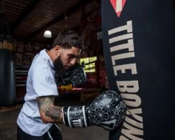 TITLE Boxing Spark Bag Gloves -TITLE Boxing Shop OASPBGWHBK 4