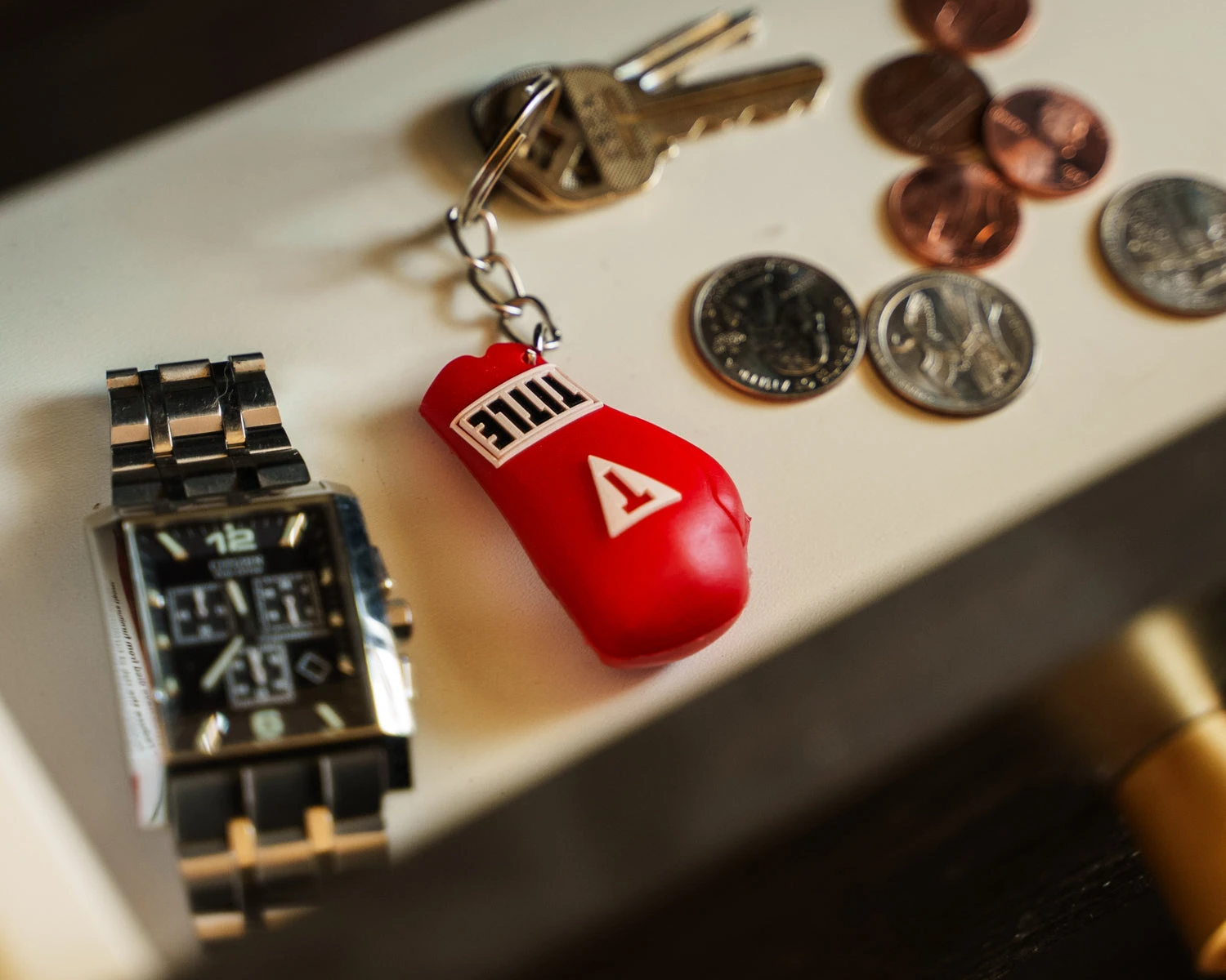 TITLE Boxing Molded Glove Keychain 2 TITLE Boxing Molded Glove Keychain - Image 2
