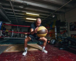 TITLE Boxing Retro Leather Medicine Balls 7 TITLE Boxing Retro Leather Medicine Balls -TITLE Boxing Shop ROSMBBR 3