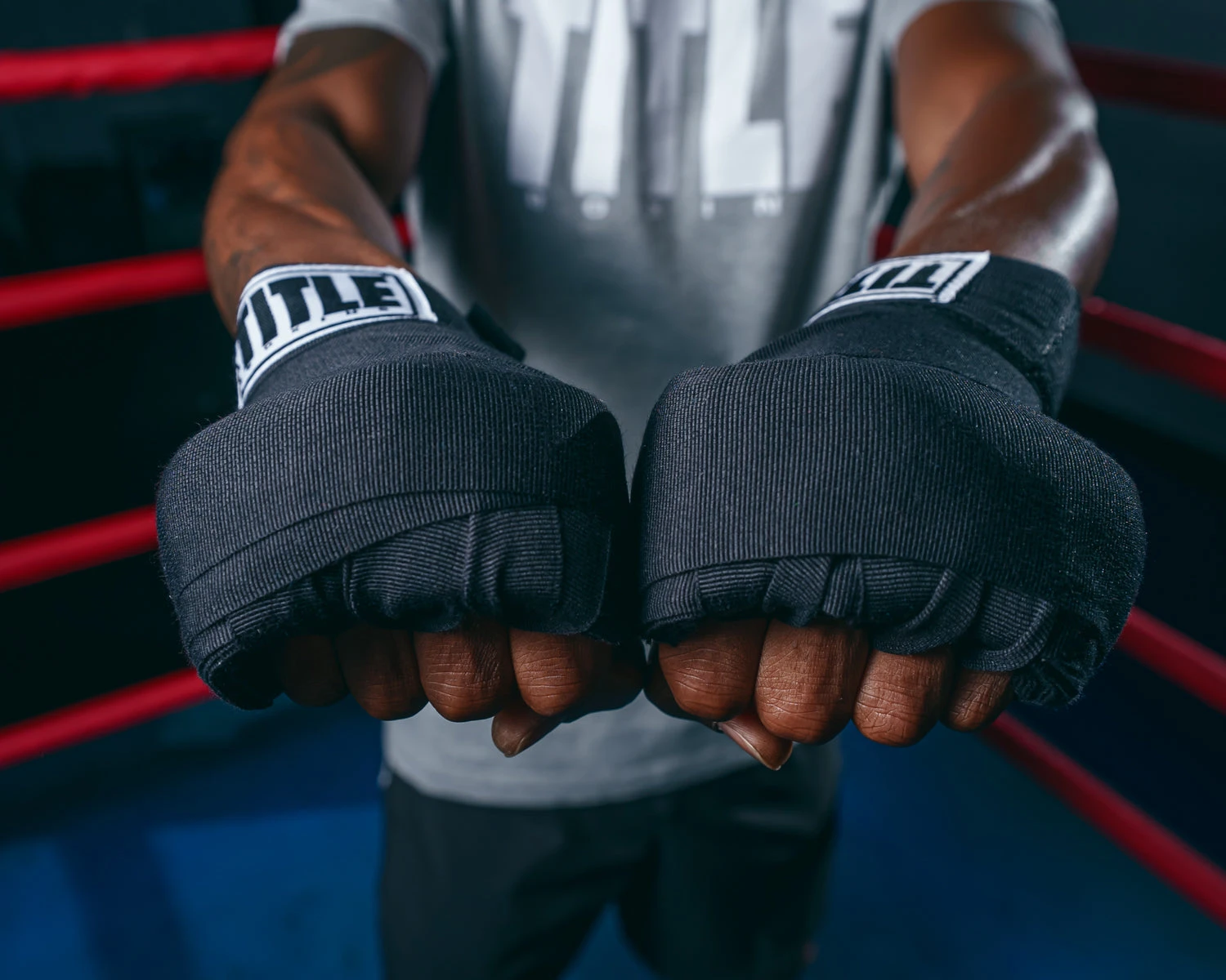 TITLE Boxing Semi Elastic 210" Extra Long Hand Wraps 6 TITLE Boxing Semi Elastic 210" Extra Long Hand Wraps - Image 6