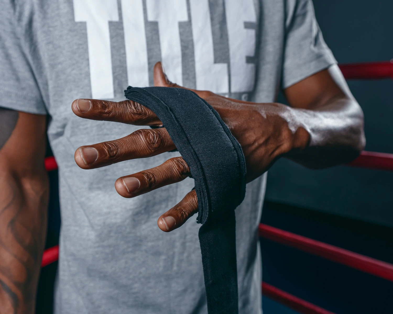 TITLE Boxing Semi Elastic 210" Extra Long Hand Wraps 5 TITLE Boxing Semi Elastic 210" Extra Long Hand Wraps - Image 5