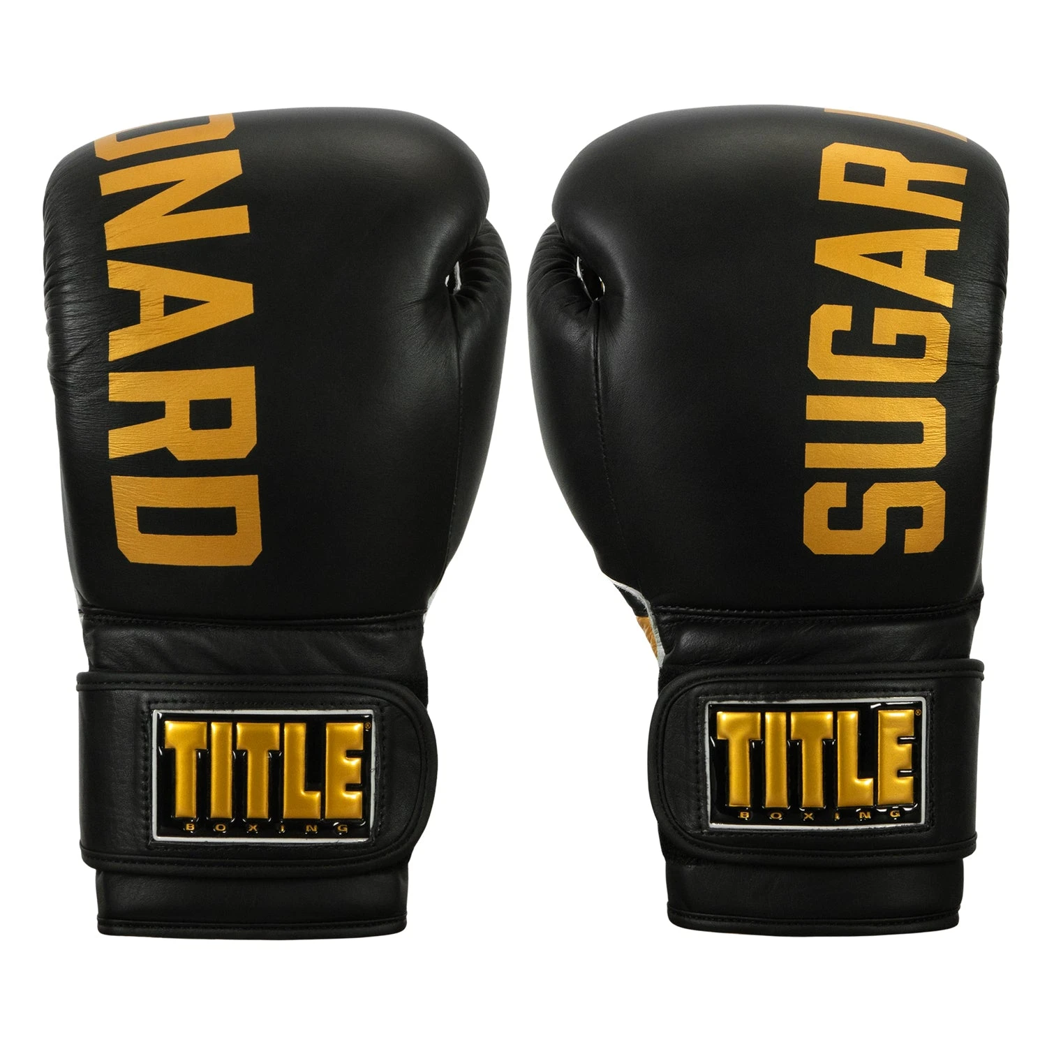 TITLE Boxing Sugar Ray Leonard Leather Bag Gloves 1 TITLE Boxing Sugar Ray Leonard Leather Bag Gloves