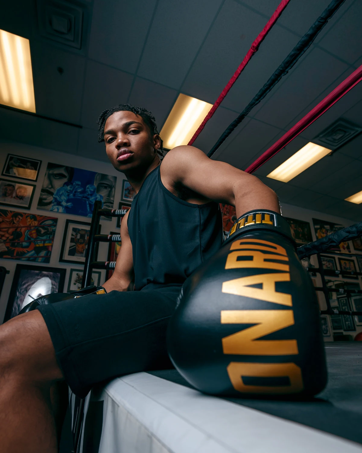 TITLE Boxing Sugar Ray Leonard Leather Bag Gloves 10 TITLE Boxing Sugar Ray Leonard Leather Bag Gloves - Image 10