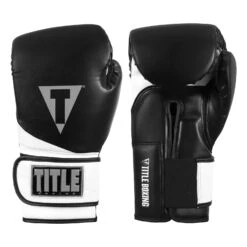 TITLE Boxing Swift Bag Boxing Gloves -TITLE Boxing Shop SWTBG BK WH 1 TITLE Boxing Swift Bag Gloves