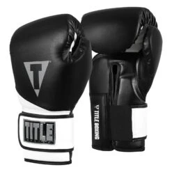 TITLE Boxing Swift Bag Boxing Gloves -TITLE Boxing Shop SWTBG BK WH 2 TITLE Boxing Swift Bag Gloves