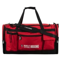 TITLE Boxing Deluxe Gear Bag 26 TITLE Boxing Deluxe Gear Bag -TITLE Boxing Shop TBAG45 RD BK 1