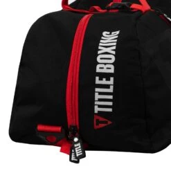 TITLE Boxing Champion Sport Bag/Backpack -TITLE Boxing Shop TBAG46 BK RD 6