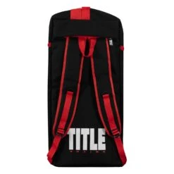 TITLE Boxing Champion Sport Bag/Backpack -TITLE Boxing Shop TBAG46 BK RD 8