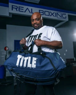 TITLE Boxing Champion Sport Bag/Backpack -TITLE Boxing Shop TBAG46BLBK 1