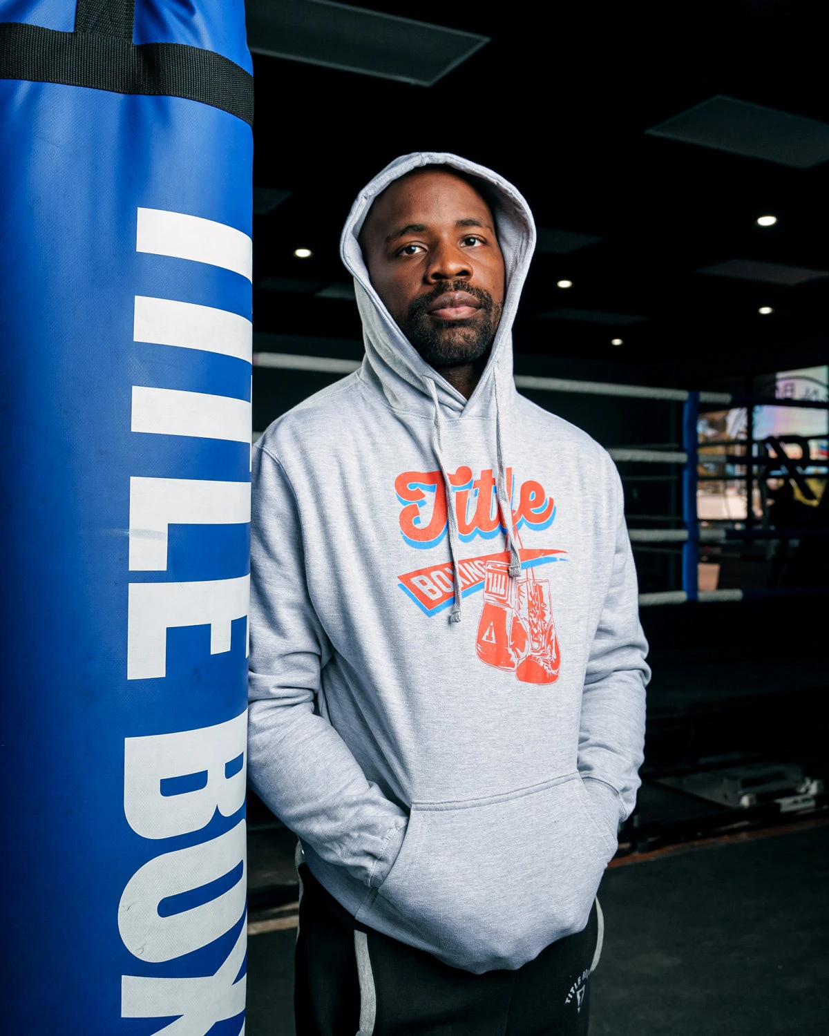 TITLE Boxing Classic Script Hoodie 8 TITLE Boxing Classic Script Hoodie - Image 8
