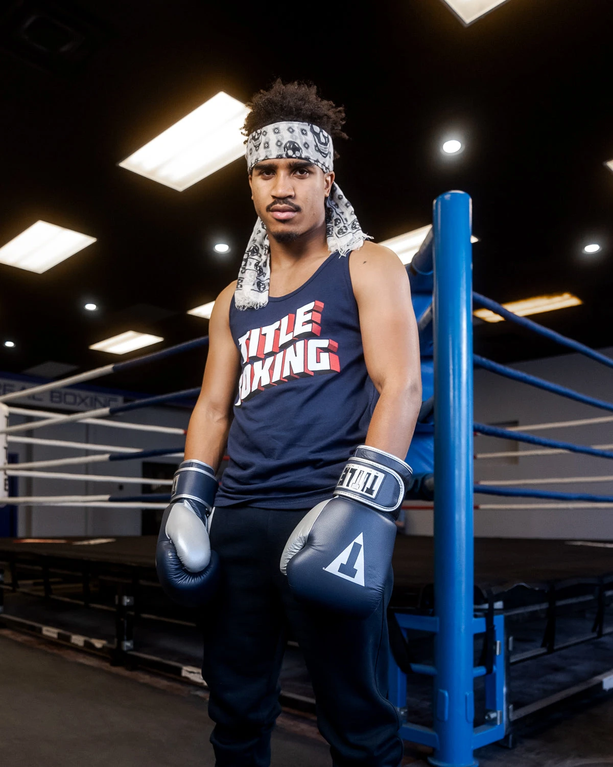 TITLE Boxing Vintage Block Logo Tank 6 TITLE Boxing Vintage Block Logo Tank - Image 6