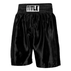 TITLE Boxing Edge Boxing Trunks 2.0 -TITLE Boxing Shop TBTC2 BK BK 1