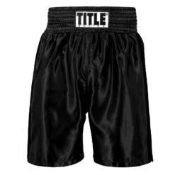 TITLE Boxing Edge Boxing Trunks 2.0 -TITLE Boxing Shop TBTC2 BK BK 2
