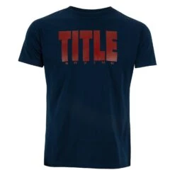TITLE Boxing Iconic Block Tee 37 TITLE Boxing Iconic Block Tee -TITLE Boxing Shop TBTS03 NV RD 1